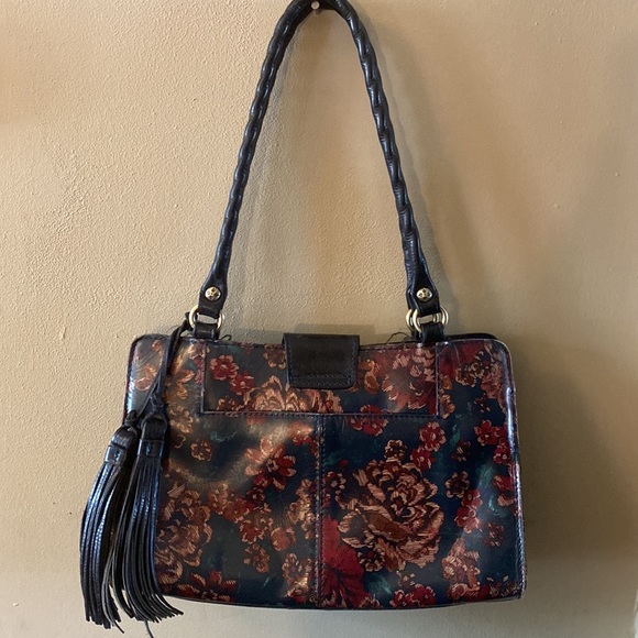VGUC. Rienzo Satchel-fall tapestry by Patricia Nash. - Picture 2 of 16